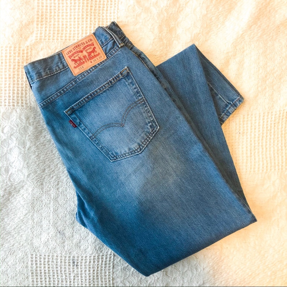 Vintage Levi’s 514 Light Wash Blue Jeans